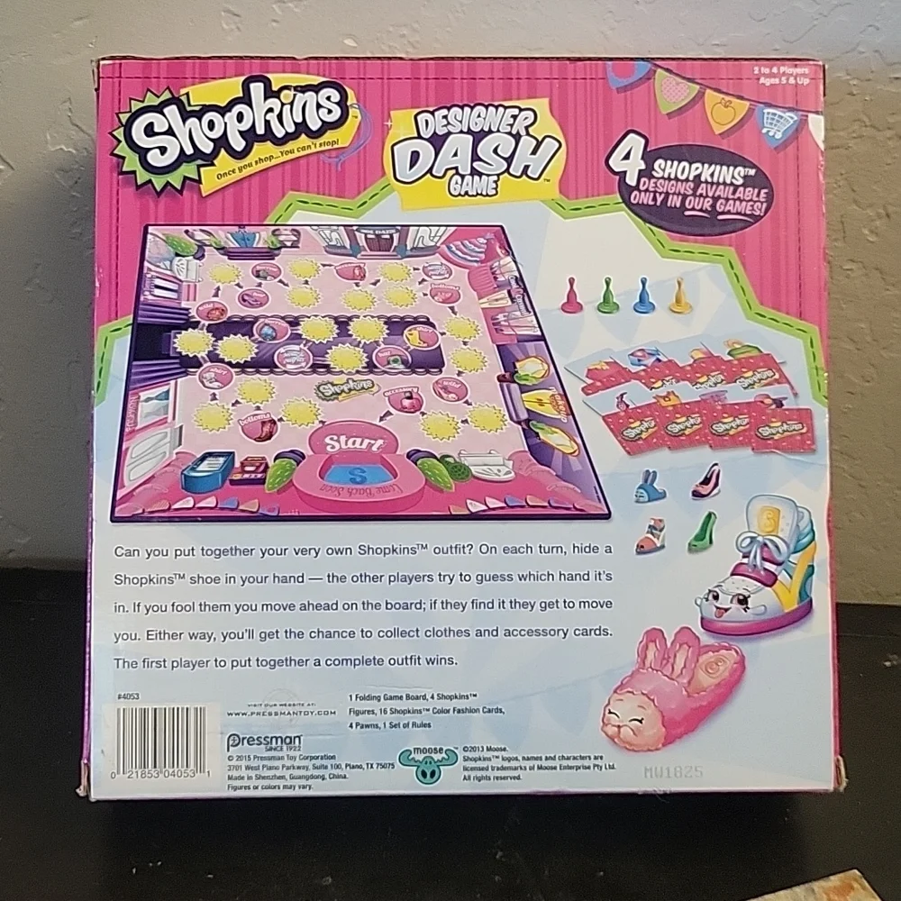 SHOPKINS  Designer Dash Game w Shopkins
